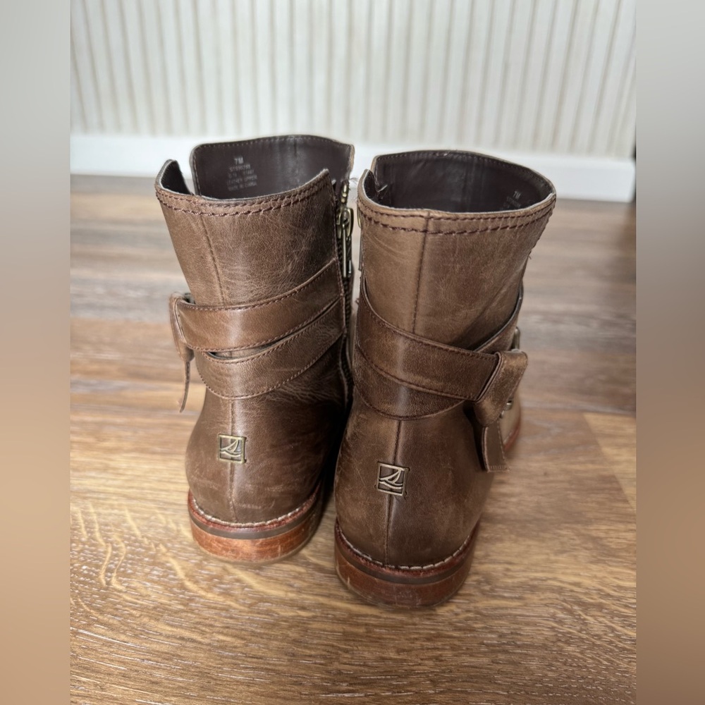 Sperry Leather Ankle Boots - Picture 3 of 8